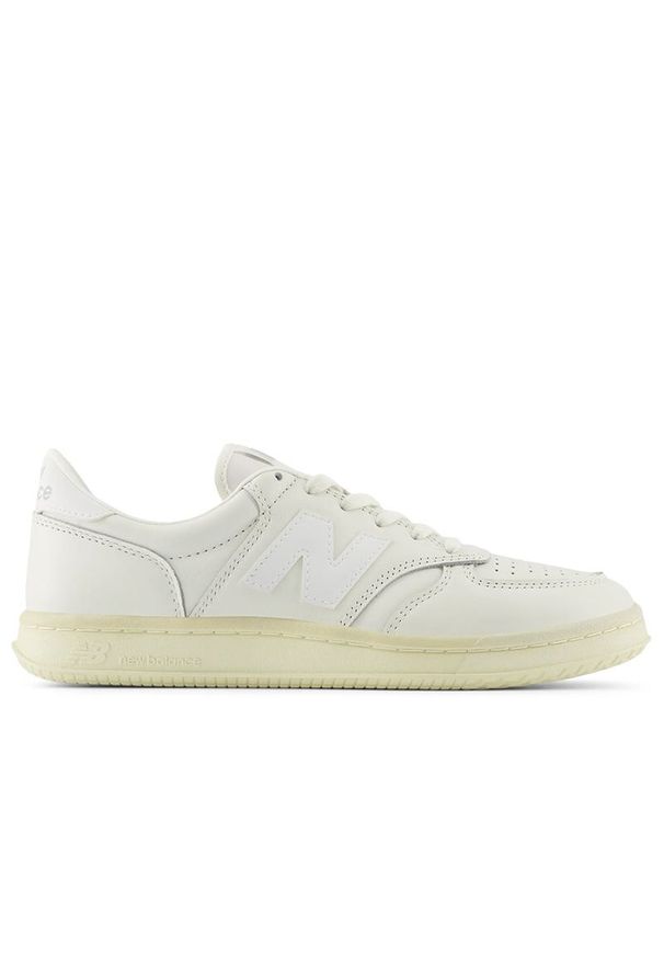 Buty unisex New Balance CT500WL - białe. Okazja: na co dzień. Kolor: biały. Materiał: guma, skóra. Szerokość cholewki: normalna. Sport: tenis