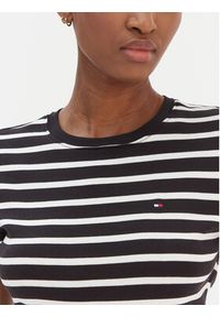 TOMMY HILFIGER - Tommy Hilfiger T-Shirt New Cody WW0WW40587 Czarny Slim Fit. Kolor: czarny. Materiał: bawełna #3