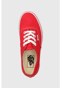 Vans tenisówki damskie kolor czerwony. Nosek buta: okrągły. Zapięcie: sznurówki. Kolor: czerwony. Materiał: guma #4