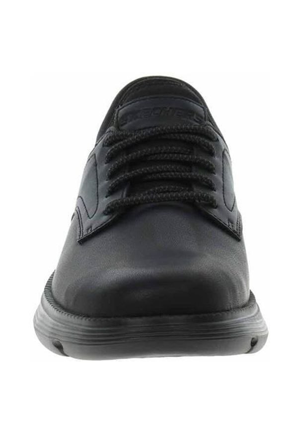 skechers - Buty do chodzenia męskie Skechers Garza Gervin Blac. Zapięcie: sznurówki. Kolor: czarny. Materiał: materiał. Szerokość cholewki: normalna. Sport: turystyka piesza