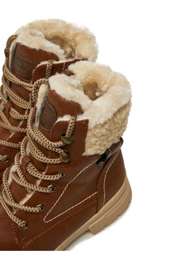 Go Soft Trzewiki SWS6217-05 Brązowy. Kolor: brązowy. Materiał: materiał