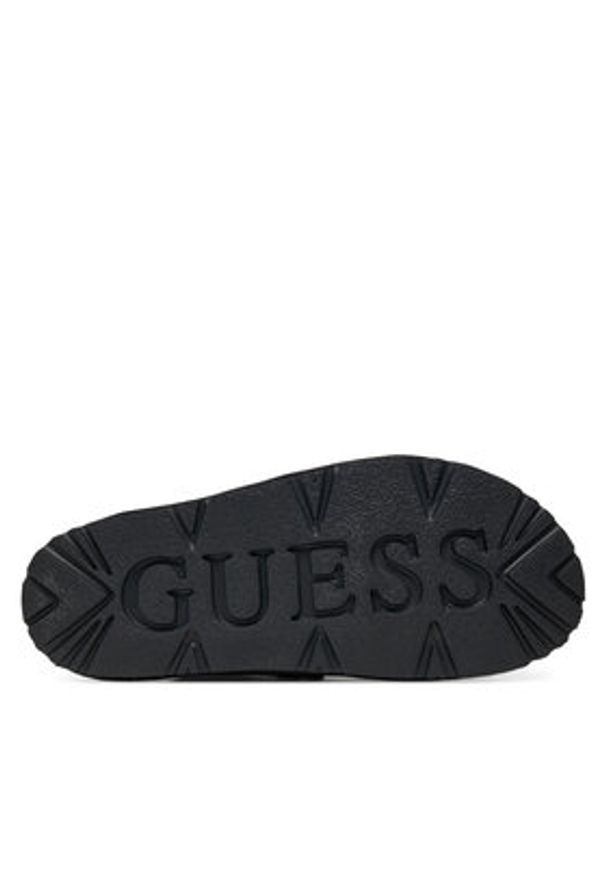 Guess Klapki FMJBAH FAB03 Zielony. Kolor: zielony. Materiał: skóra