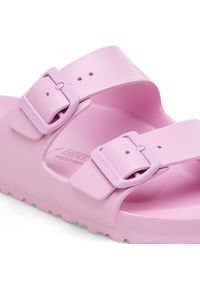 Birkenstock - BIRKENSTOCK ARIZONA EVA FONDANT PINK Klapki damskie. Okazja: na spacer, na co dzień, na plażę. Kolor: różowy. Materiał: materiał. Wzór: paski. Sezon: lato. Styl: casual, klasyczny #6