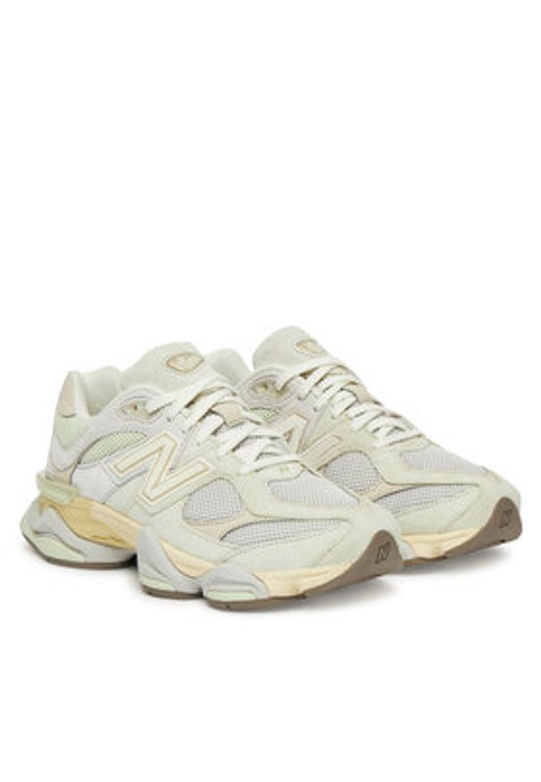 New Balance Sneakersy U9060EEP Beżowy. Kolor: beżowy. Materiał: zamsz, skóra