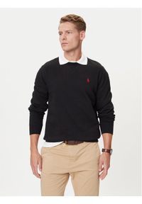 Polo Ralph Lauren Bluza 710P01523001 Czarny Regular Fit. Typ kołnierza: polo. Kolor: czarny. Materiał: bawełna