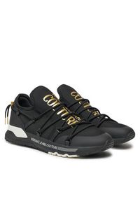 Versace Jeans Couture Sneakersy Dynamiic 77YA3SA6 Czarny. Kolor: czarny. Materiał: mesh, materiał #4