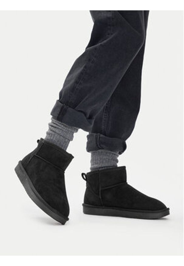 Jenny - JENNY Botki CEO-SALMA HYBJL221103 Czarny. Kolor: czarny. Materiał: materiał