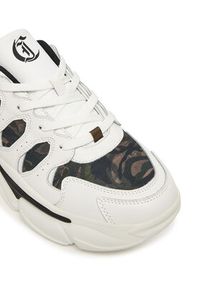 Just Cavalli Sneakersy 79QA3SA3 ZSD36 Biały. Kolor: biały. Materiał: skóra