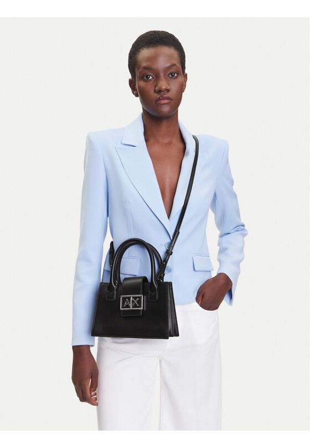 Armani Exchange Torebka XW000306 AF12039 UC001 Czarny. Kolor: czarny. Materiał: skórzane