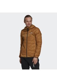 Adidas - Kurtka adidas Terrex Multi Primegreen Hybrid Insulated. Kolor: brązowy