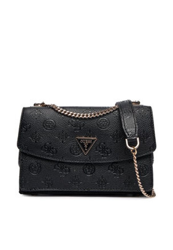 Guess Torebka Cresidia II HWPD98 88210 Czarny. Kolor: czarny. Materiał: skórzane