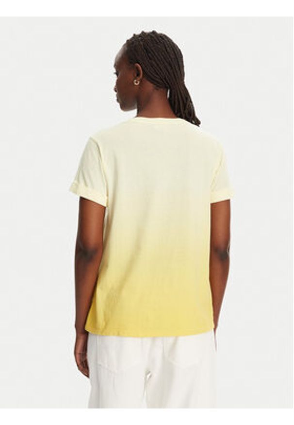 Liu Jo T-Shirt TA5267 JS923 M9114 Żółty Regular Fit. Kolor: żółty. Materiał: bawełna