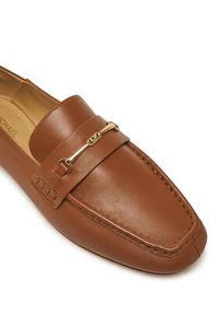 Michael Kors Lordsy Lena Loafer 40R5LEFP1L Brązowy. Kolor: brązowy. Materiał: skóra