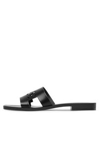 Karl Lagerfeld - KARL LAGERFELD Klapki KL80405 Czarny. Kolor: czarny. Materiał: skóra #7
