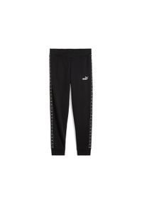 Puma Spodnie Ess Tape Tr Cl 68501301. Kolor: czarny. Materiał: dresówka