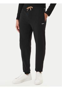 BOSS Spodnie dresowe Mix&Match 50515305 Czarny Regular Fit. Kolor: czarny. Materiał: bawełna #1