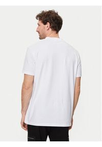 Karl Lagerfeld - KARL LAGERFELD T-Shirt 755053 542221 Biały Regular Fit. Typ kołnierza: dekolt w karo. Kolor: biały. Materiał: bawełna #3