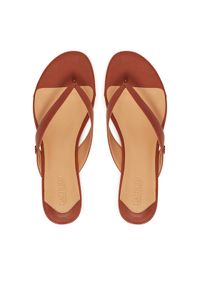 Lauren Ralph Lauren - LAUREN RALPH LAUREN Japonki Francesca 802966841002 Brązowy. Kolor: brązowy. Materiał: skóra #1