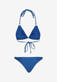 Renee - Niebieskie Bikini 2-Częściowe Majtki Figi i Biustonosz Wiązany na Plecach Calix. Kolor: niebieski #6