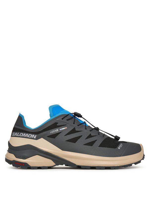 salomon - Buty do biegania Salomon. Kolor: szary. Technologia: Gore-Tex