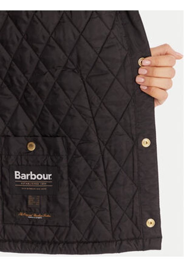 Barbour Kurtka przejściowa Liddesdale LQU1852BK12 Czarny Regular Fit. Kolor: czarny. Materiał: syntetyk