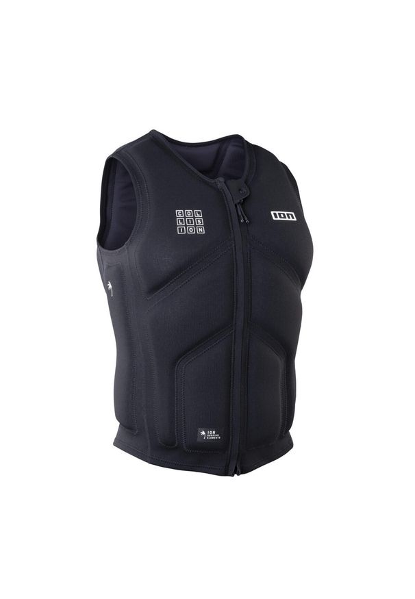 Kamizelka ION Collision Core Front Zip Black 2025. Kolor: czarny