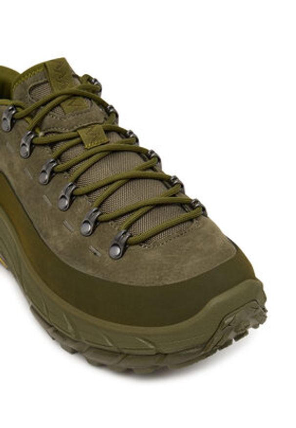 HOKA - Hoka Sneakersy Tor Summit 1147952 Zielony. Kolor: zielony. Materiał: nubuk, skóra