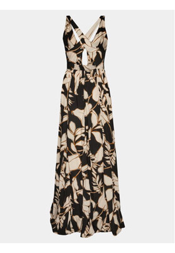 Maaji Sukienka letnia PT1975CLD601 Czarny Regular Fit. Kolor: czarny. Materiał: wiskoza. Sezon: lato