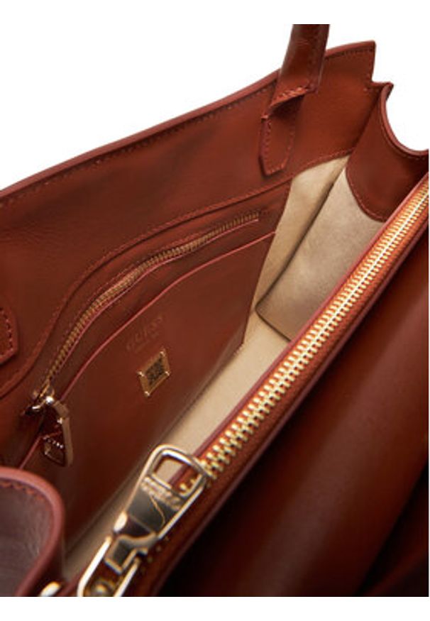 Guess Torebka HWBIAA L5117 Brązowy. Kolor: brązowy. Materiał: skórzane