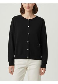 Sinsay - Kardigan z guzikami - czarny. Kolor: czarny