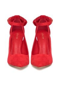 DeeZee Szpilki AB-8868 Czerwony. Kolor: czerwony. Materiał: materiał. Obcas: na szpilce #3