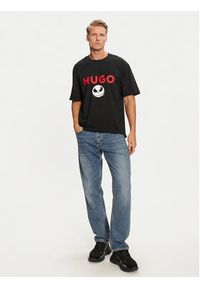 Hugo - HUGO T-Shirt DISNEY Dightmare 50537986 Czarny Relaxed Fit. Kolor: czarny. Materiał: bawełna. Wzór: motyw z bajki