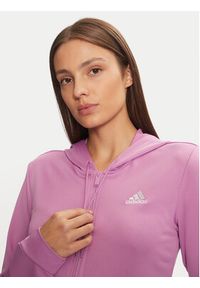 Adidas - adidas Dres Linear IX1127 Fioletowy Regular Fit. Kolor: fioletowy. Materiał: syntetyk