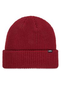 Vans Czapka Core Basic Cuff Beanie VN000QB4BRD1 Bordowy. Kolor: czerwony. Materiał: akryl, materiał