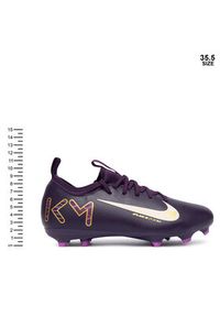 Nike Buty do piłki nożnej Jr Zoom Vapor 16 Acad Km Fg/Mg FQ8394-500 Fioletowy. Kolor: fioletowy. Materiał: skóra. Model: Nike Zoom #4