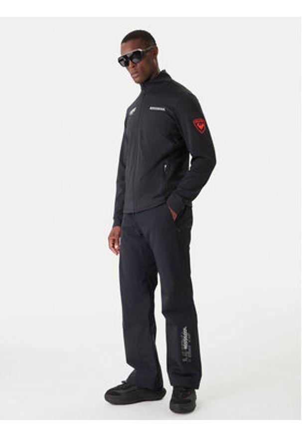 Rossignol Bluza techniczna Hero RLOML01 Czarny Slim Fit. Kolor: czarny. Materiał: syntetyk