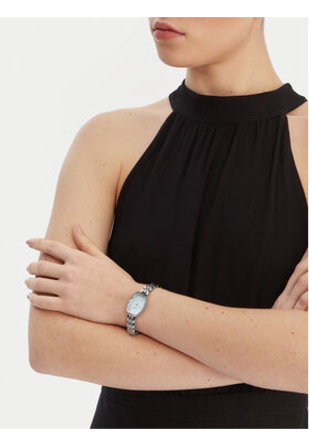 Timex Zegarek Charlotte TW2Y22500 Srebrny. Kolor: srebrny