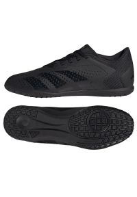 Adidas - Buty adidas Predator Accuracy.4 In M GW7074 czarne czarne. Kolor: czarny. Materiał: materiał. Szerokość cholewki: normalna #1