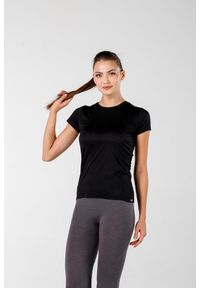 WOOLONA - Koszulka turystyczna damska Woolona Pera 100% Merino. Kolor: czarny