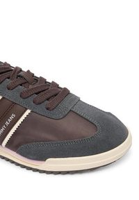 Tommy Jeans Sneakersy Tjw Low Profile Runner EN0EN02927 Brązowy. Kolor: brązowy. Materiał: materiał #6