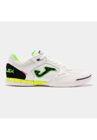 Buty piłkarskie męskie Joma Top Flex 2432 In. Kolor: biały, wielokolorowy. Materiał: materiał, syntetyk. Szerokość cholewki: normalna. Sport: piłka nożna