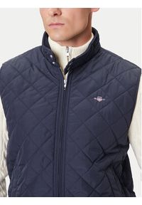 GANT - Gant Kamizelka 7006341 Granatowy Regular Fit. Kolor: niebieski. Materiał: syntetyk