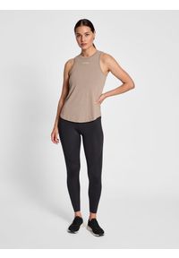Damski tank top Hummel MT Vanja. Kolor: szary, zielony, wielokolorowy. Materiał: materiał, dzianina. Długość rękawa: bez rękawów. Wzór: nadruk. Sport: fitness