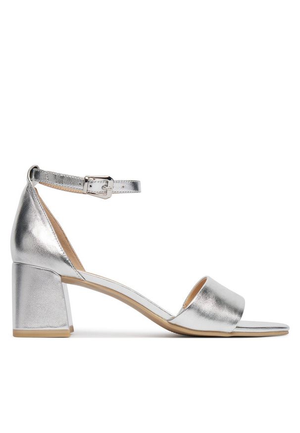 Sandały Caprice. Kolor: srebrny