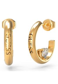 Guess Kolczyki JUBE04 659JW Złoty. Materiał: metalowe, złote. Kolor: złoty