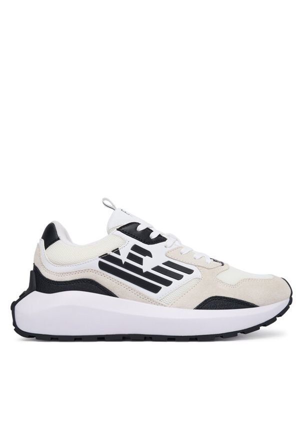 EA7 Emporio Armani Sneakersy 7X000657 AF23110 MZ021 Biały. Kolor: biały. Materiał: materiał