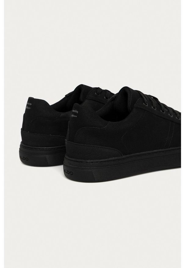 Aldo - Buty Rex. Nosek buta: okrągły. Zapięcie: sznurówki. Kolor: czarny. Materiał: guma