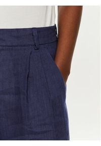 ViCOLO Spodnie materiałowe TB0793 Granatowy Relaxed Fit. Kolor: niebieski. Materiał: wiskoza