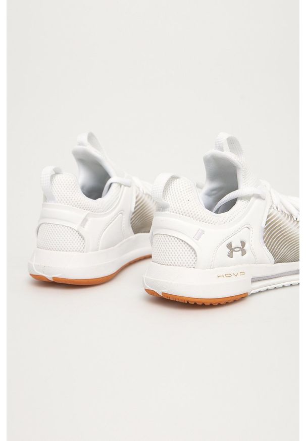 Under Armour - Buty UA W HOVR Rise 2. Nosek buta: okrągły. Zapięcie: sznurówki. Kolor: biały. Materiał: guma