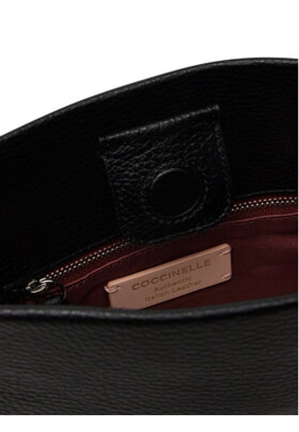 Coccinelle Torebka E1 QBB 15 01 01 Czarny. Kolor: czarny. Materiał: skórzane